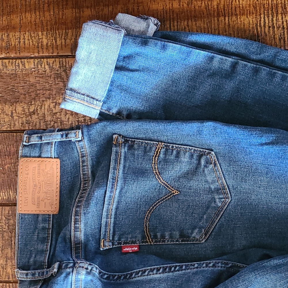 Levis high rise super skinny